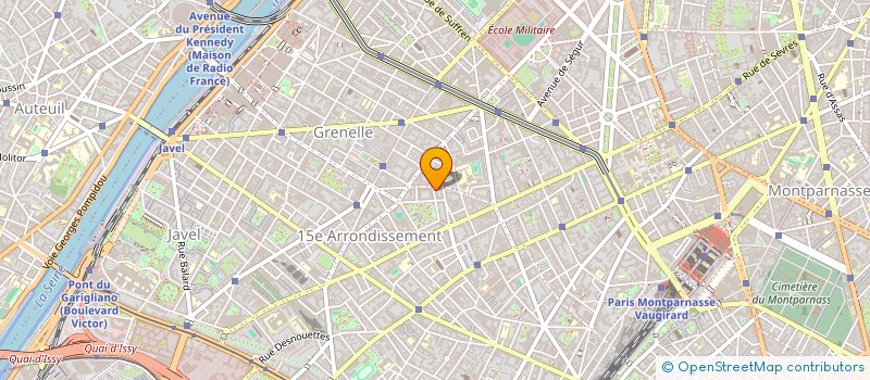 localisation de l'entreprise MONSIEUR JACQUES TEMPLON  PARIS 15