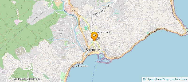 localisation de l'entreprise MONSIEUR JACQUES TENET à SAINTE-MAXIME