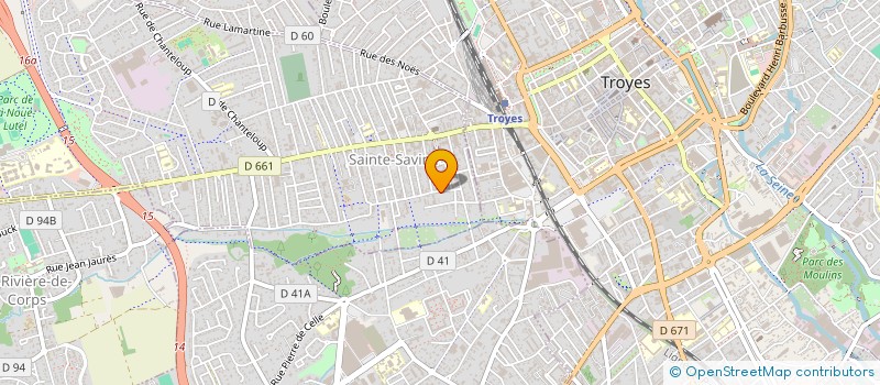 localisation de l'entreprise MONSIEUR JACQUES TEQUI  SAINTE-SAVINE