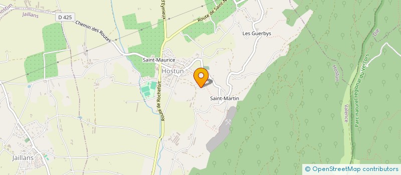 localisation de l'entreprise MONSIEUR JACQUES TERPANT à HOSTUN