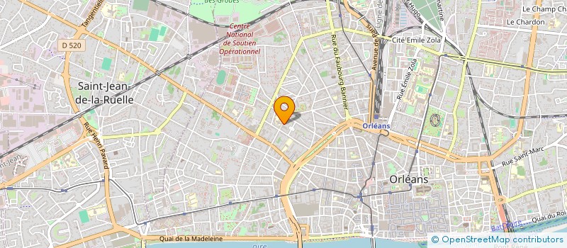 localisation de l'entreprise MONSIEUR JACQUES TERRASSE à ORLEANS