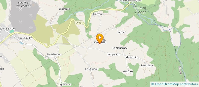 localisation de l'entreprise MONSIEUR JACQUES TERSIGUEL à BERRIEN