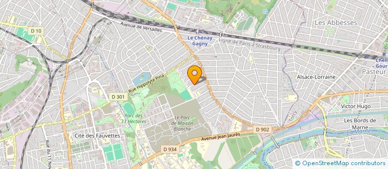 localisation de l'entreprise MONSIEUR JACQUES THAUVIN à NEUILLY-SUR-MARNE