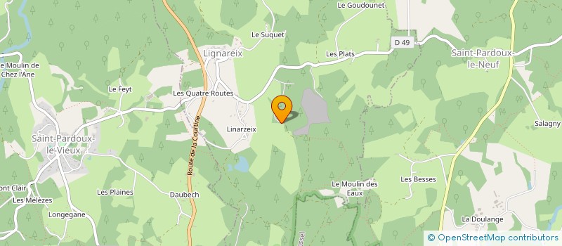 localisation de l'entreprise MONSIEUR JACQUES THEIL à LIGNAREIX