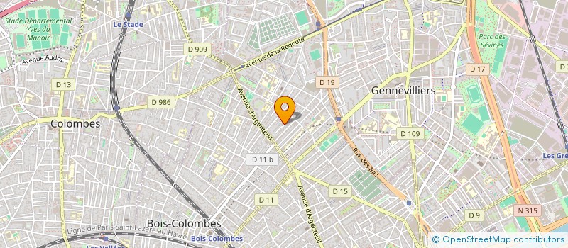 localisation de l'entreprise MONSIEUR JACQUES THEPENIER à ASNIERES-SUR-SEINE