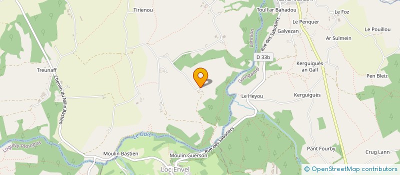 localisation de l'entreprise MONSIEUR JACQUES THEPOT  PLOUNEVEZ-MOEDEC