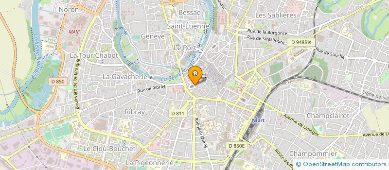 localisation de l'entreprise MONSIEUR JACQUES THERMINOT à NIORT