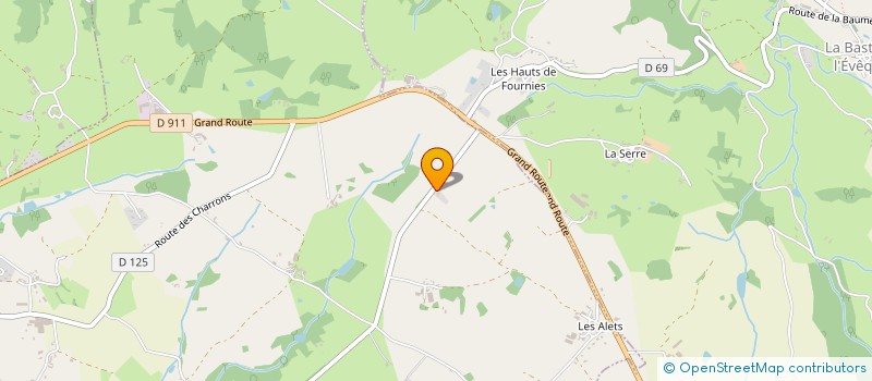 localisation de l'entreprise MONSIEUR JACQUES THEVENOT  MORLHON-LE-HAUT