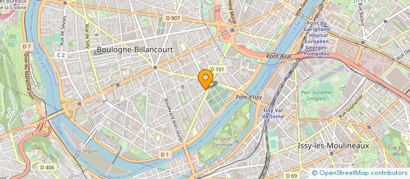 localisation de l'entreprise MONSIEUR JACQUES THIBOUARD à BOULOGNE-BILLANCOURT