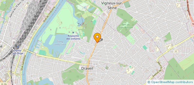 localisation de l'entreprise MONSIEUR JACQUES THIENOT à DRAVEIL