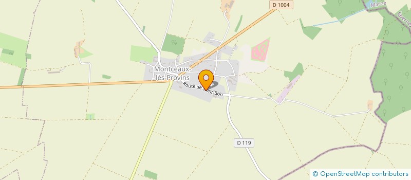 localisation de l'entreprise MONSIEUR JACQUES THIERRY  MONTCEAUX-LES-PROVINS