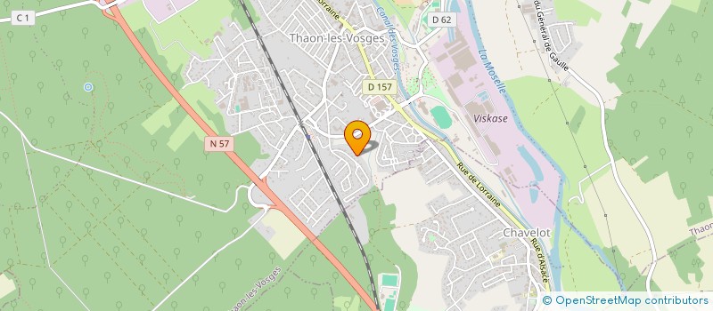 localisation de l'entreprise MONSIEUR JACQUES THIRIET  THAON-LES-VOSGES