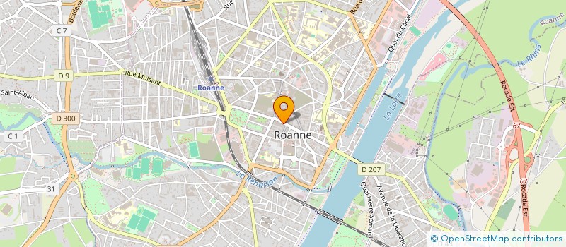 localisation de l'entreprise MONSIEUR JACQUES THIVOYON  ROANNE