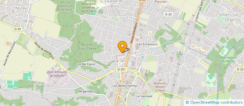 localisation de l'entreprise MONSIEUR JACQUES THIVRIER à LA VILLE-DU-BOIS