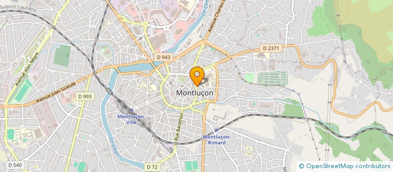 localisation de l'entreprise MONSIEUR JACQUES THOMAS à MONTLUCON