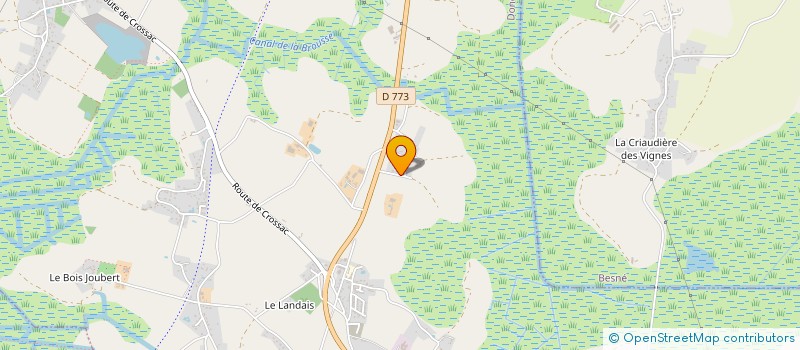 localisation de l'entreprise MONSIEUR JACQUES THOMAS  DONGES