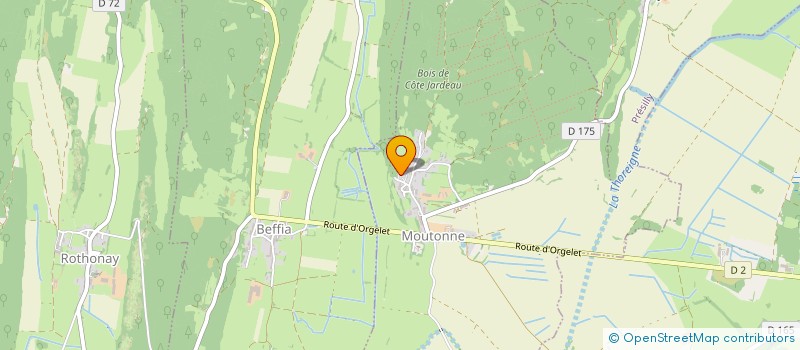 localisation de l'entreprise MONSIEUR JACQUES THOMAS  CHAMBERIA