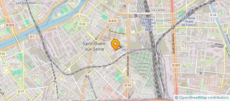 localisation de l'entreprise MONSIEUR JACQUES THOMAS à SAINT-OUEN-SUR-SEINE