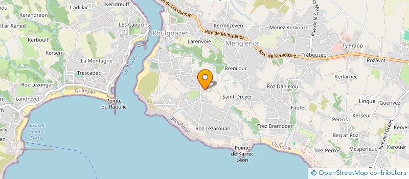 localisation de l'entreprise MONSIEUR JACQUES THOMAS  PLOUHINEC