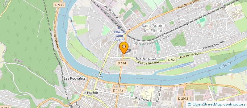 localisation de l'entreprise MONSIEUR JACQUES THOMMERET  SAINT-AUBIN-LES-ELBEUF