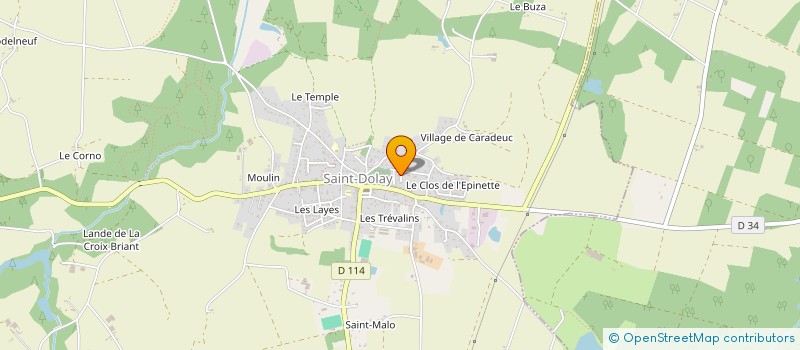 localisation de l'entreprise MONSIEUR JACQUES THOUANT à SAINT-DOLAY