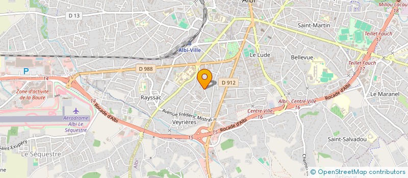 localisation de l'entreprise MONSIEUR JACQUES TICHIT à ALBI