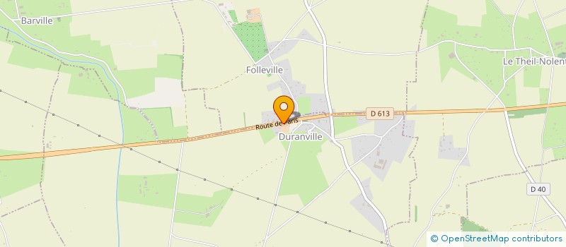 localisation de l'entreprise MONSIEUR JACQUES TIENNOT  FOLLEVILLE