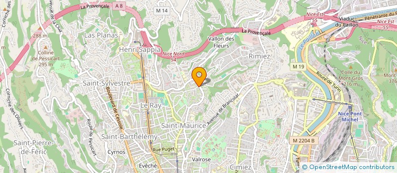 localisation de l'entreprise MONSIEUR JACQUES TIERCELIN à NICE