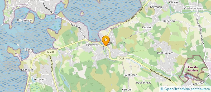 localisation de l'entreprise MONSIEUR JACQUES TIMBERT  PLEUMEUR-BODOU