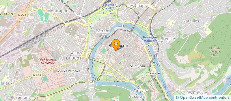 localisation de l'entreprise MONSIEUR JACQUES TIPHINE à BESANCON