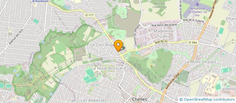 localisation de l'entreprise MONSIEUR JACQUES TISSERAND  CHELLES