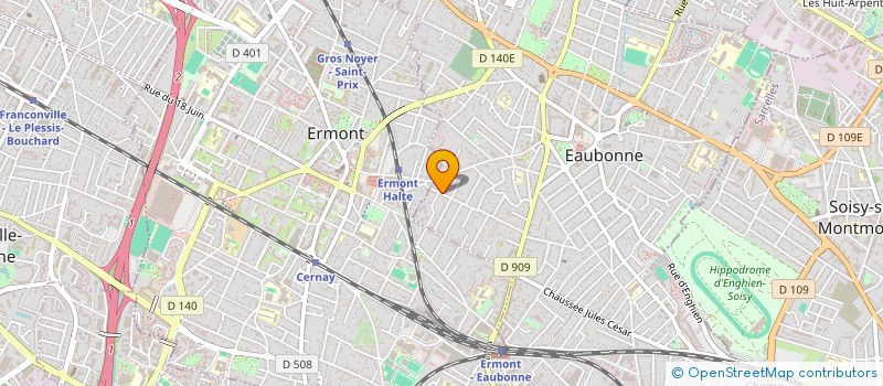 localisation de l'entreprise MONSIEUR JACQUES TOMINE à EAUBONNE