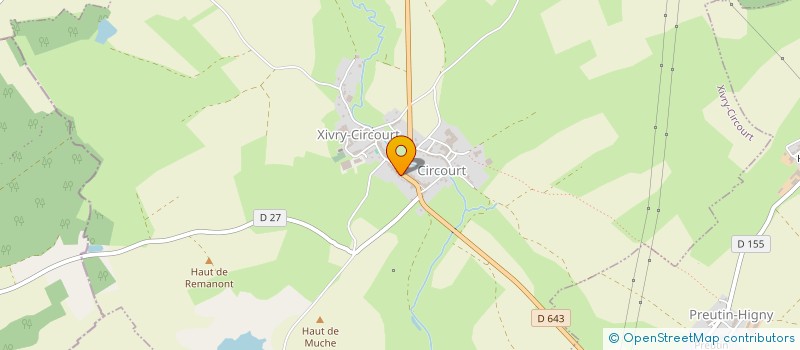 localisation de l'entreprise MONSIEUR JACQUES TOMKOWSKI  XIVRY-CIRCOURT