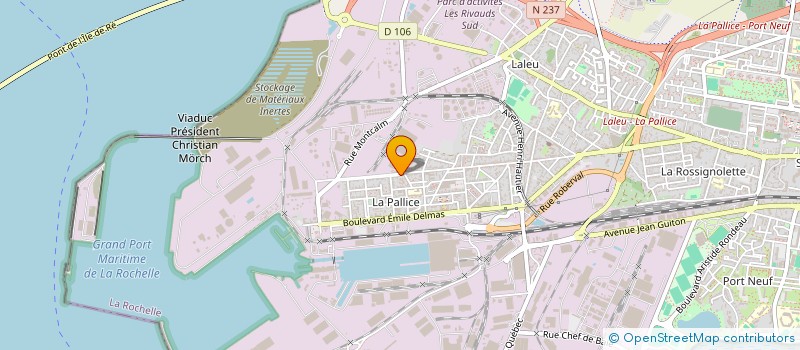 localisation de l'entreprise MONSIEUR JACQUES TOPPAN à LA ROCHELLE