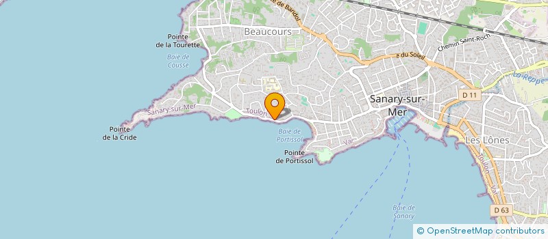 localisation de l'entreprise MONSIEUR JACQUES TOROSSIAN à SANARY-SUR-MER