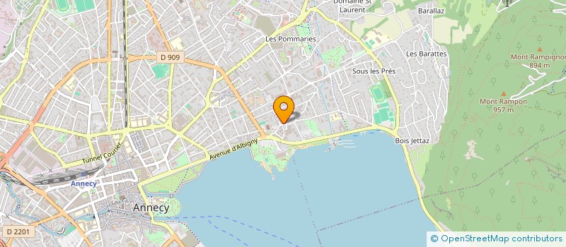 localisation de l'entreprise MONSIEUR JACQUES TOSCO à ANNECY