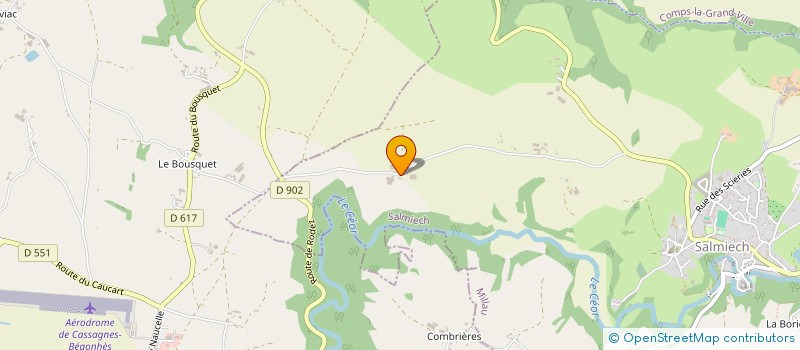 localisation de l'entreprise MONSIEUR JACQUES TOULAS  SALMIECH