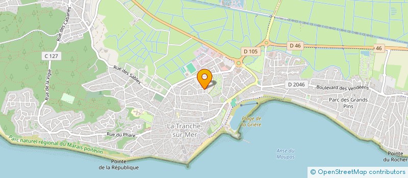 localisation de l'entreprise MONSIEUR JACQUES TOURET à TRANCHE-SUR-MER (LA)