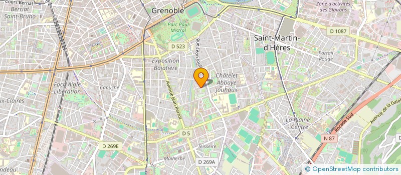 localisation de l'entreprise MONSIEUR JACQUES TOURLY  GRENOBLE