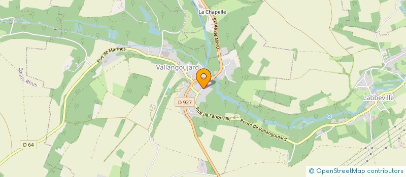 localisation de l'entreprise MONSIEUR JACQUES TOURNADRE  VALLANGOUJARD