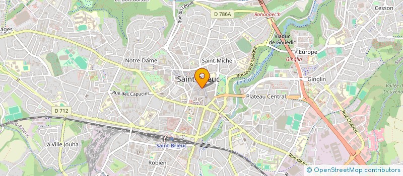 localisation de l'entreprise MONSIEUR JACQUES TOURNEN  SAINT-BRIEUC