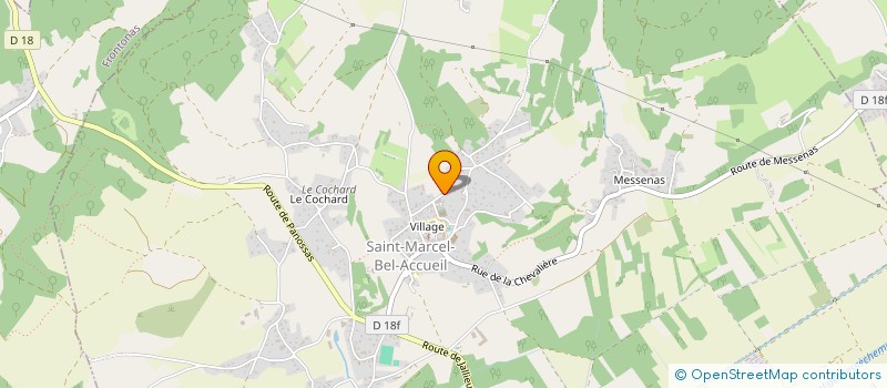 localisation de l'entreprise MONSIEUR JACQUES TOURNIER  SAINT-MARCEL-BEL-ACCUEIL