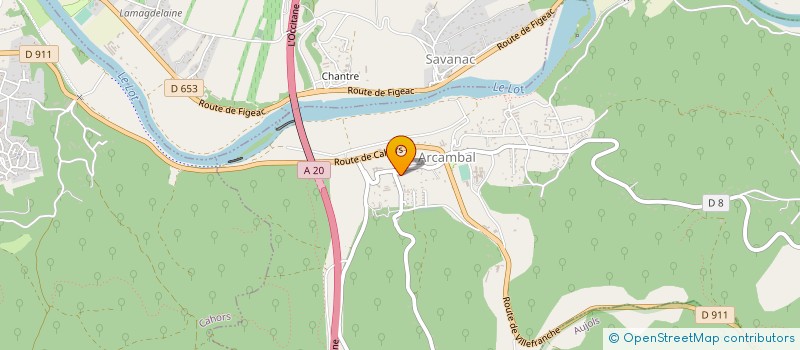 localisation de l'entreprise MONSIEUR JACQUES TOURNOU  AUJOLS