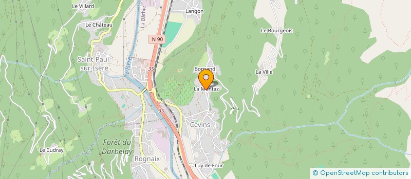 localisation de l'entreprise MONSIEUR JACQUES TOUSSAINT à CEVINS
