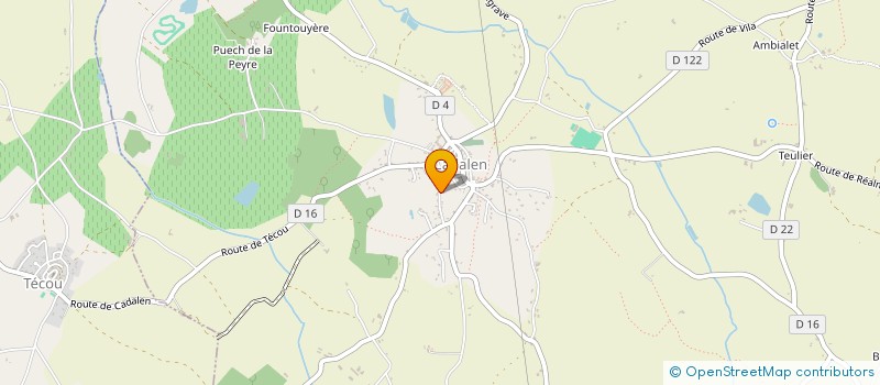 localisation de l'entreprise MONSIEUR JACQUES TRAGNE  AUSSAC