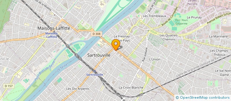 localisation de l'entreprise MONSIEUR JACQUES TREMBLAY  SARTROUVILLE