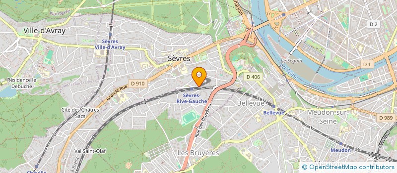 localisation de l'entreprise MONSIEUR JACQUES TRENTESAUX à SEVRES