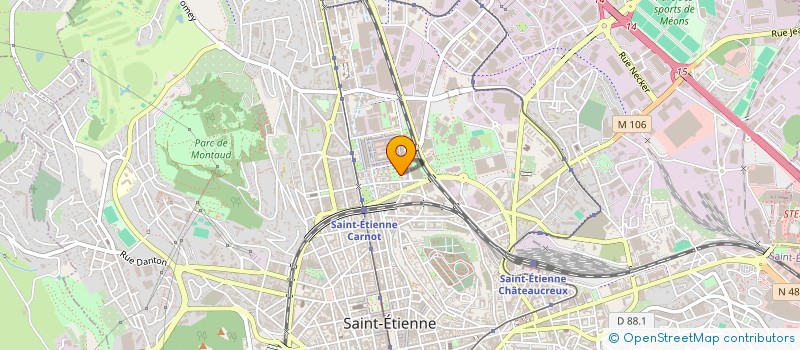 localisation de l'entreprise MONSIEUR JACQUES TRESPAILLE  SAINT-ETIENNE