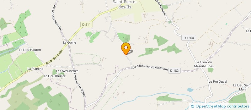 localisation de l'entreprise MONSIEUR JACQUES TRIBHOU  BONNEVILLE-SUR-TOUQUES