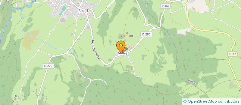 localisation de l'entreprise MONSIEUR JACQUES TRIBUT  SUPT